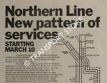 Book cover of Northern Line - New Pattern of Services starting March 10 [1969] by London Transport